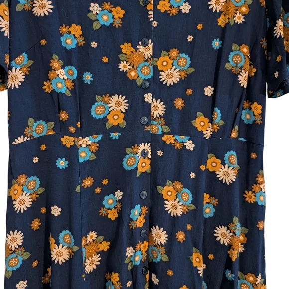 Princess Highway Floral Print Button Front Dress - Picture 6 of 13